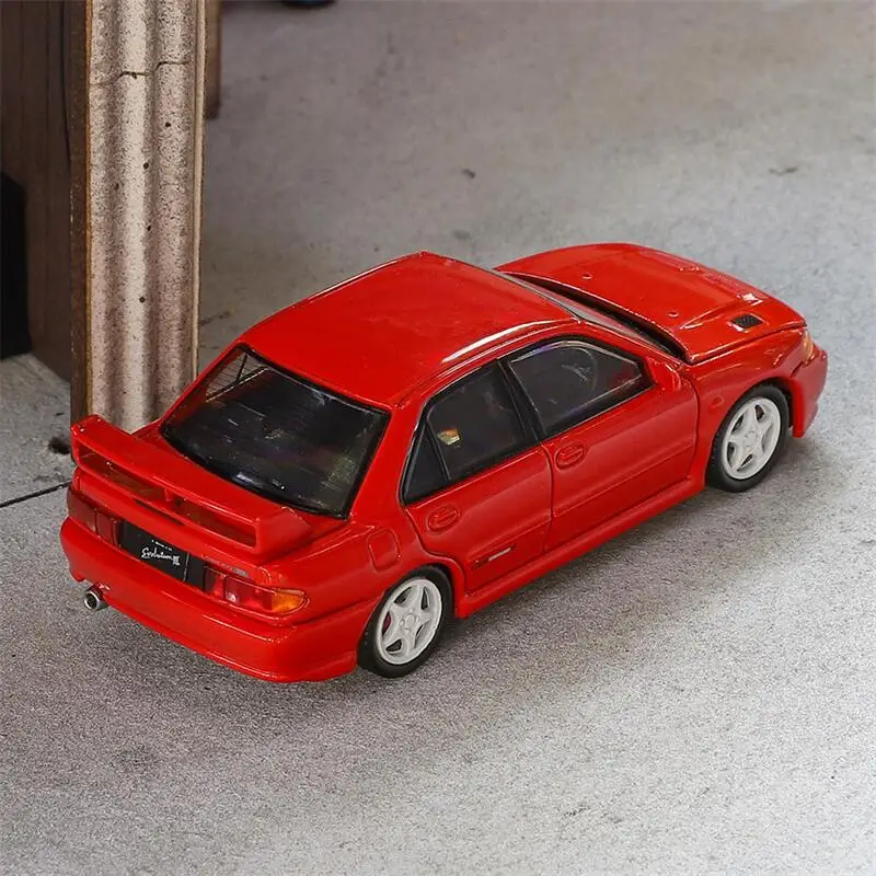 사전 판매 후지 1:64 랜서 EVO III GRS 에볼루션 다이캐스트 자동차 모델 미니어처 선물