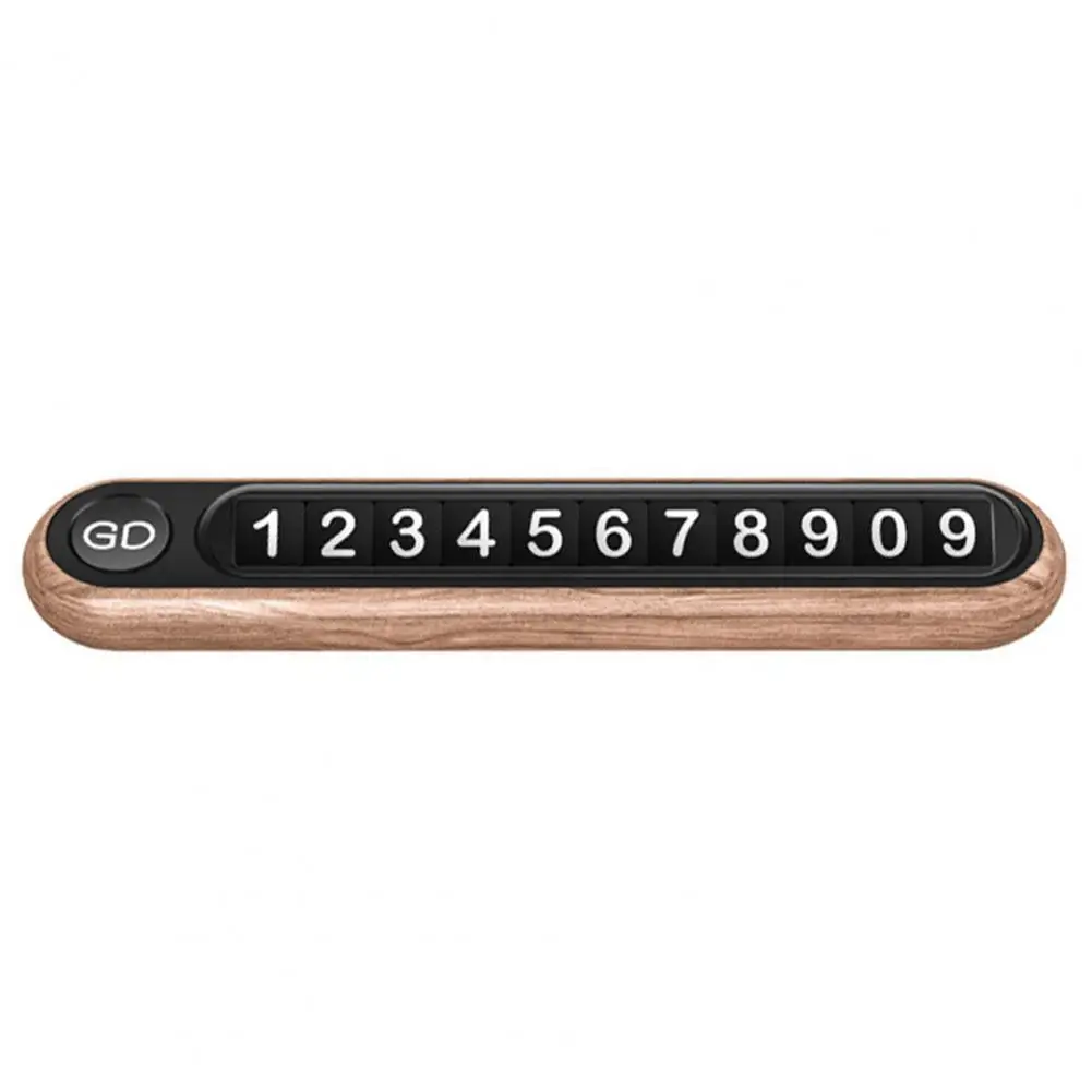 

Car Phone Number Plate Chic Easy Operation Lightweight Free Number Sticker Car Stop Number Plate Car Supplies