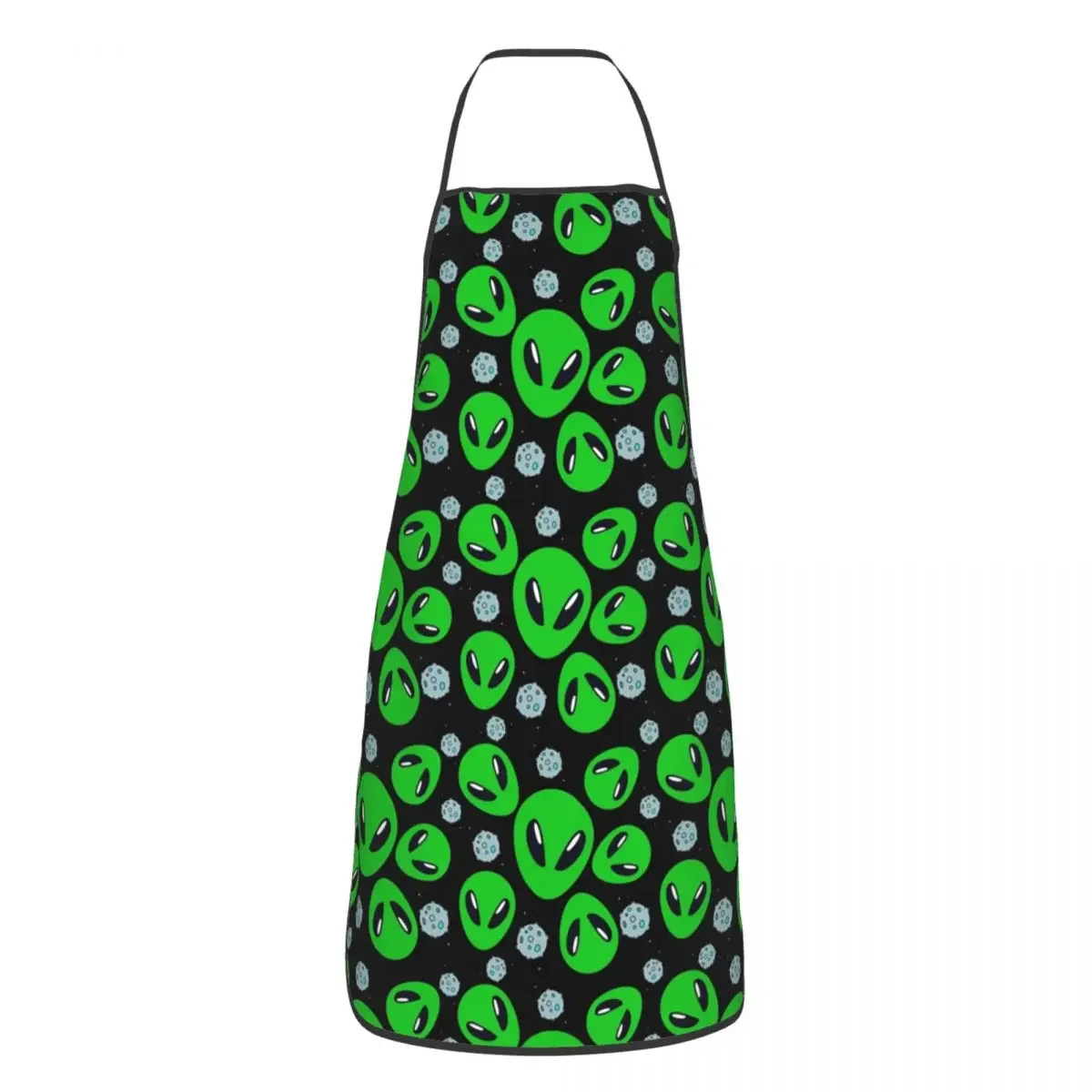 Outer Space Galaxy Alien Apron for Women Men Unisex Bib Cooking Kitchen Tablier Cuisine Chef Gardening