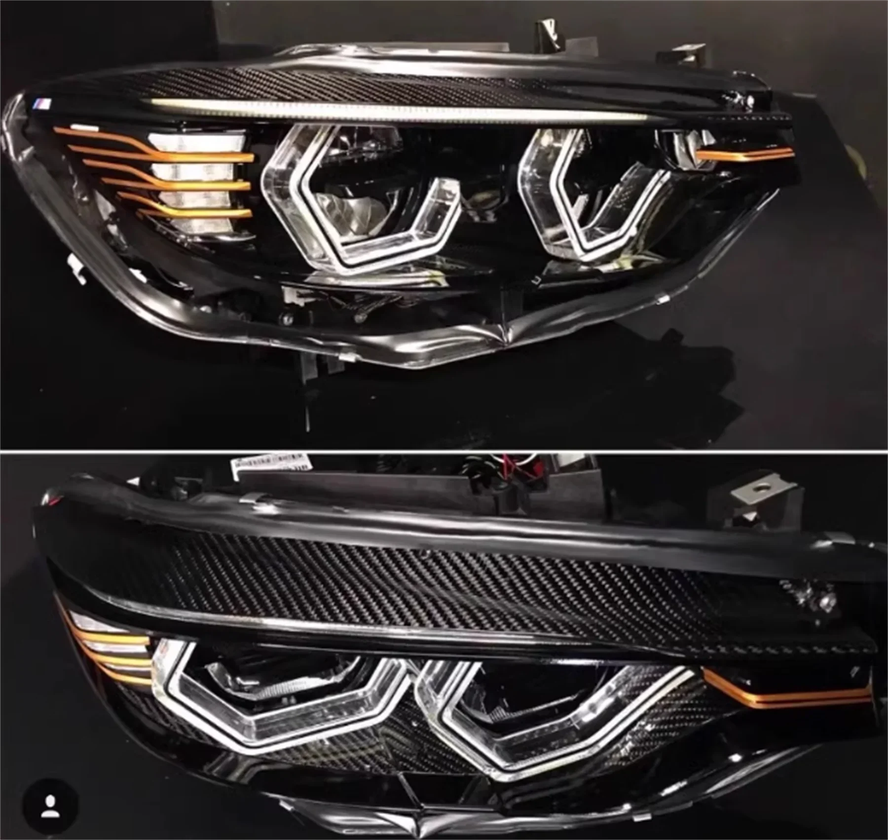 

Front Headlight for BMW 3 Series F35 OSS Daytime Running Light DRL Head lamp Low High Beam Turn signal