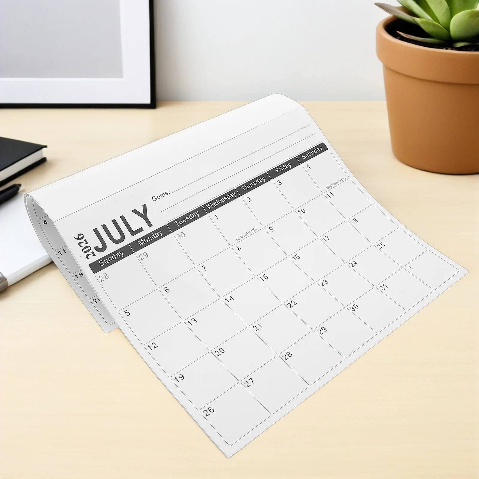 Kitchen Planner Calendar 2026-2027 Magnetic Fridge Organizer 18 Month Writeable Monthly Calendar Pad Family Schedule Organizer