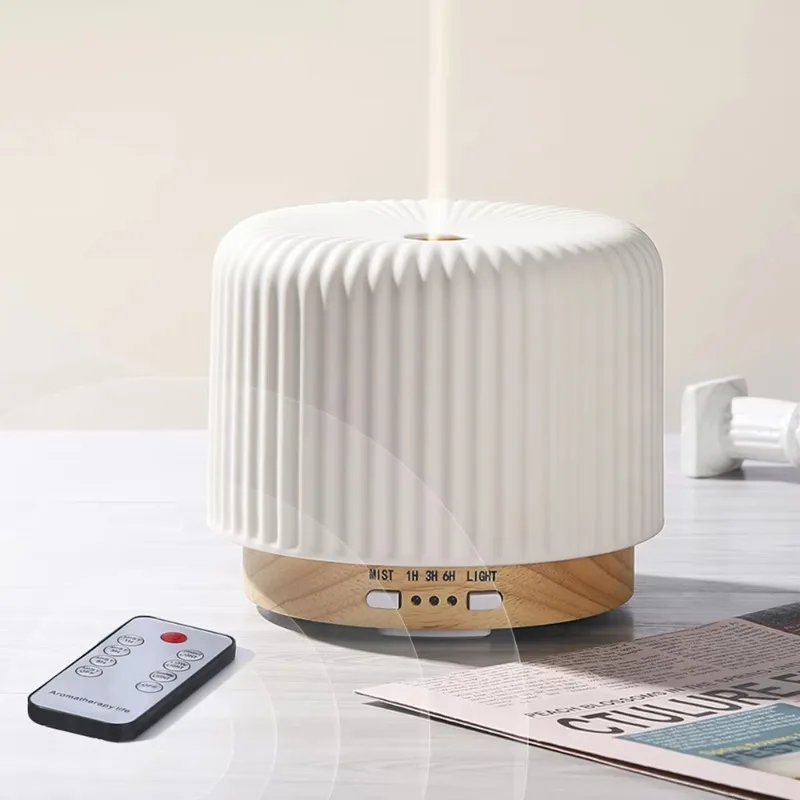 

USB-увлажнитель для дома и офиса с функцией ароматерапии, тремя регулируемыми светильниками и нано-распылением для устранения запахов