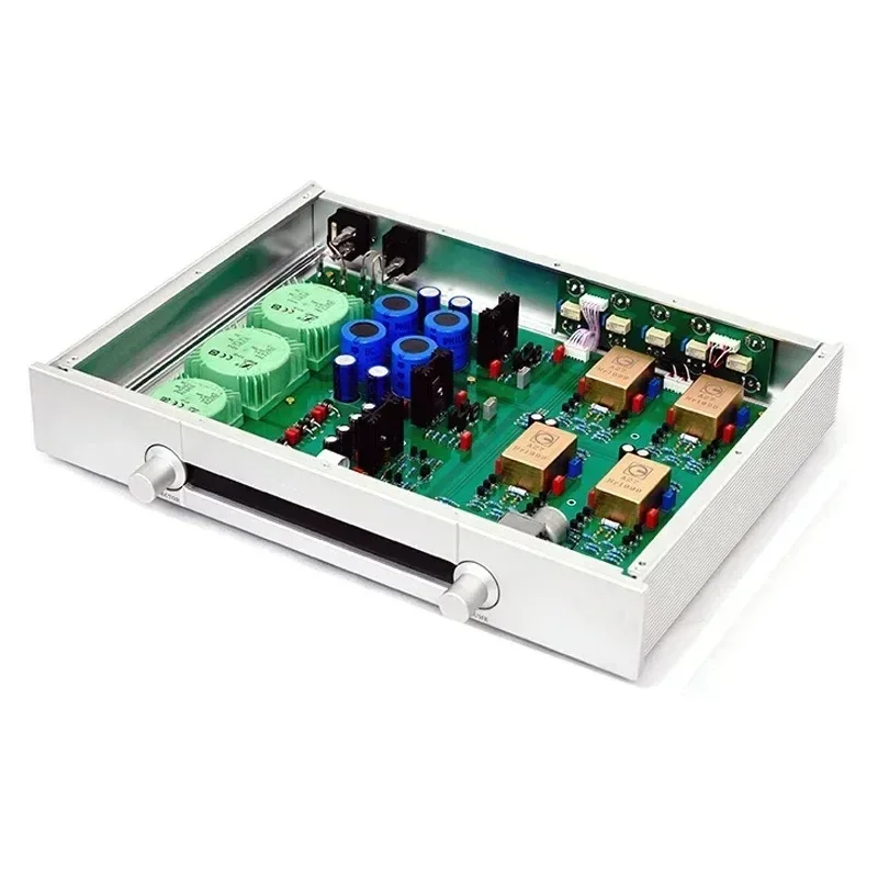 AMXEKR Reference Goldmund 27 High Reduction 4 Group Input Interface Audio HIFI Preamplifier with Remote Control