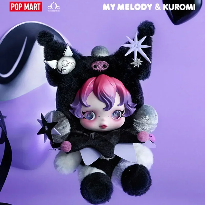 

POP MART SKULLPANDA x Melody Coolomi Plush Toy Pendant Series Blind Box Mystery Box Toys Kawaii Ornaments Figurines Home Decor