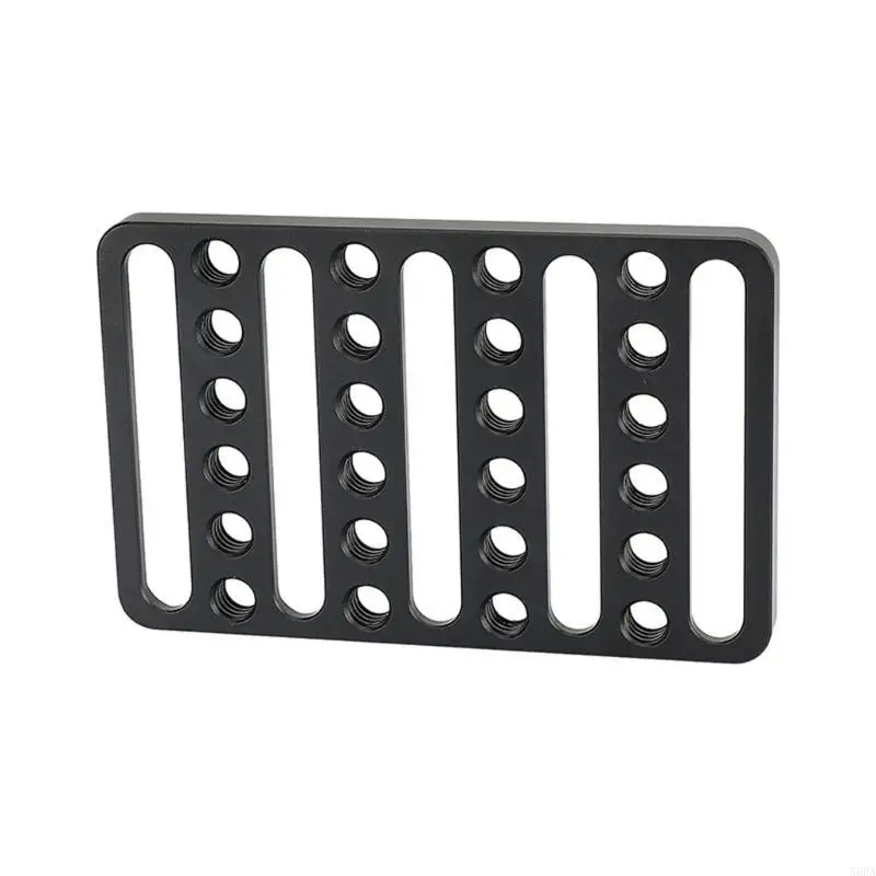 X6HA Professional Cheese Plate for DSLR Camera Cages Standard 1/4-20 Thread Holes