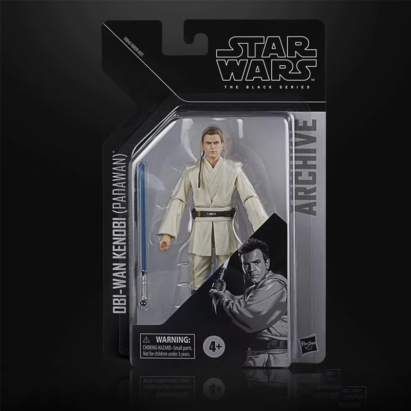 

Hasbro Star Wars Jedi Apprentice Obi-Wan Kenobi Presents A Birthday Gift with A 6-inch Moveable Desktop Case Birthday Gift