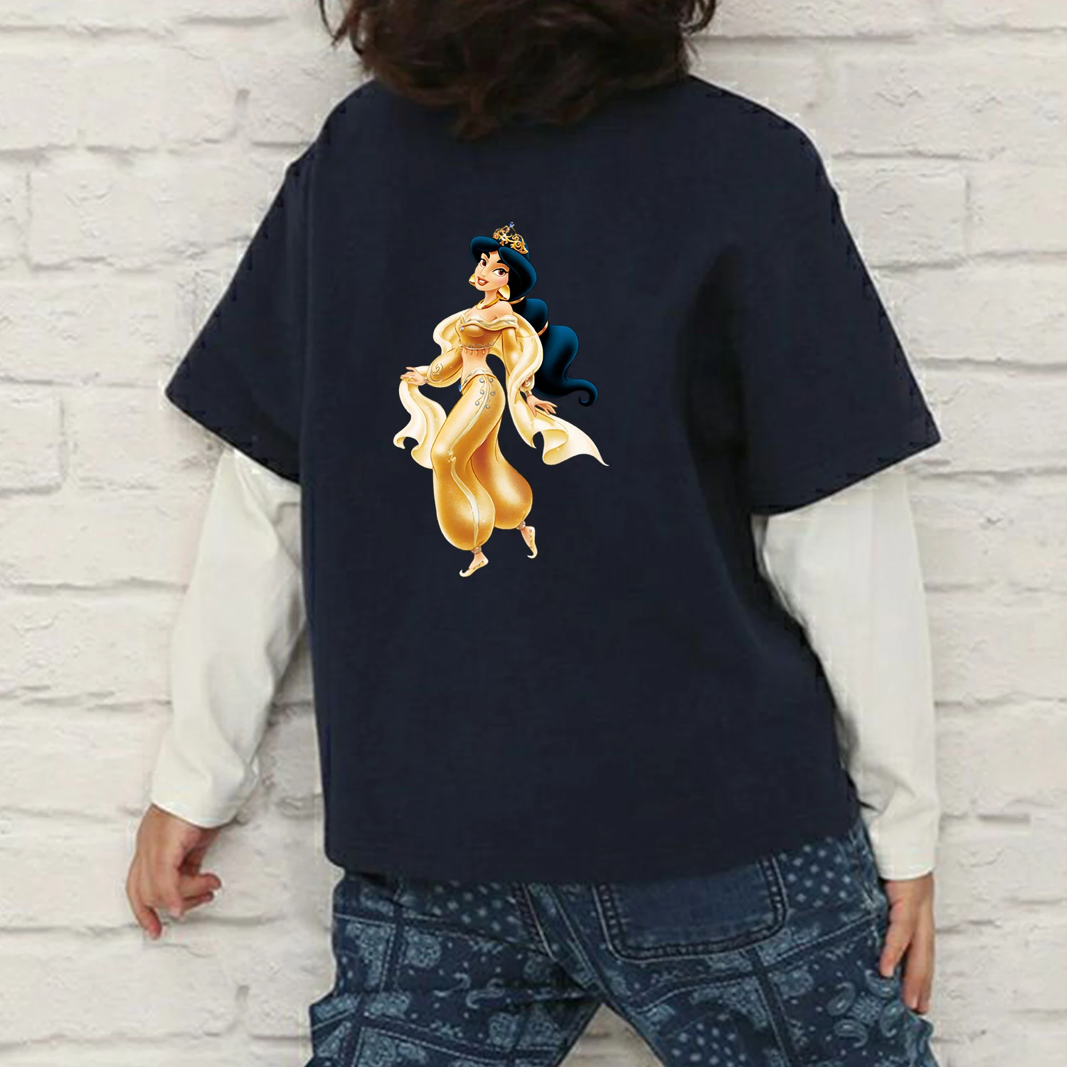 Brand princess group photo cloth patches Heat Transfer PVC Patch Iron-on Cheap Washable firm and fadeless sticker - Image 3