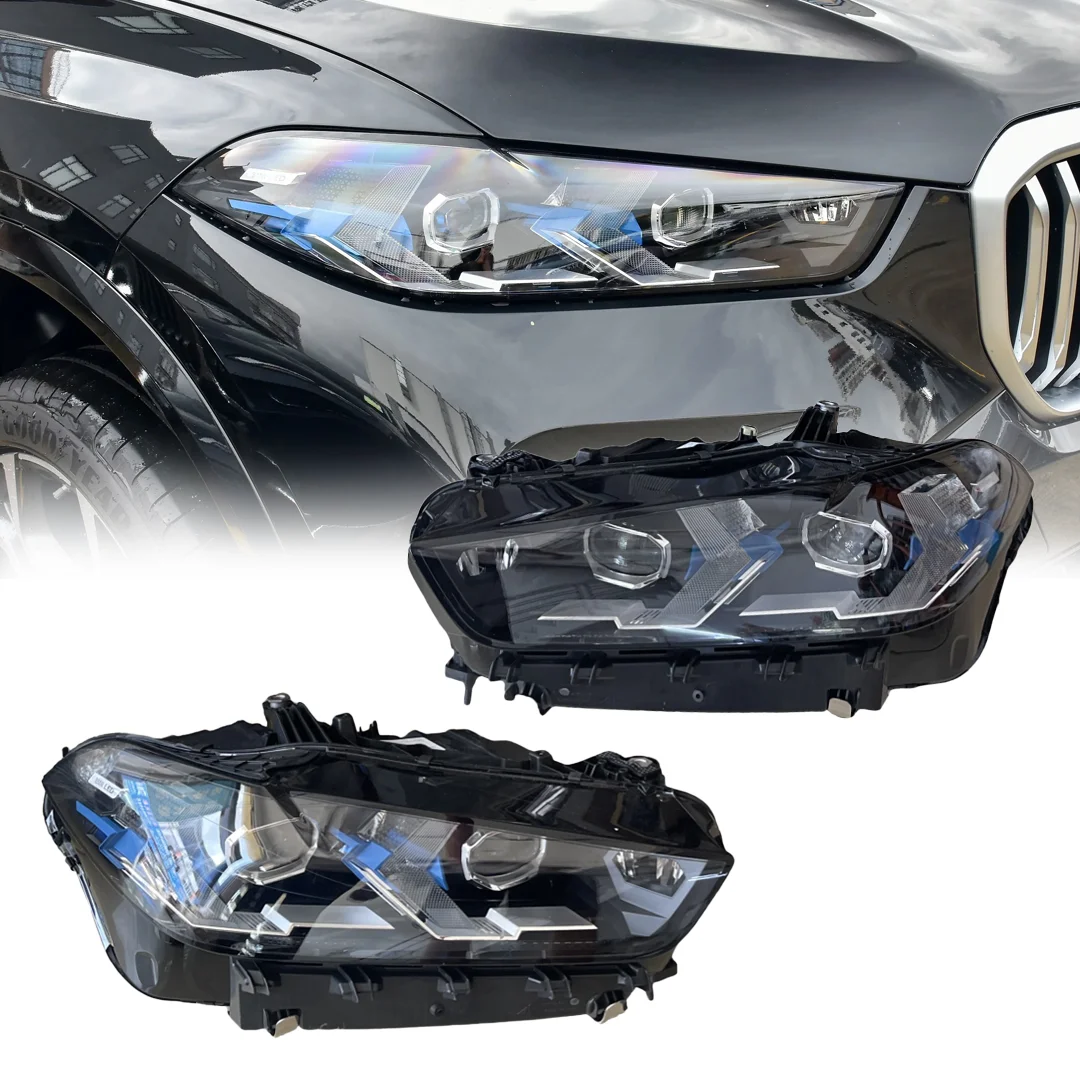 

Для BMW 2023-2025 ​ ​ Новая модернизированная верхняя синяя лазерная фара для бровей X5G18 в сборе