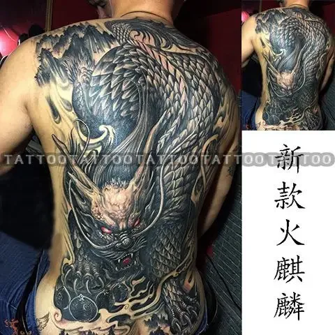 Pegatinas de tatuaje de alas de hierbas para mujer y hombre, Tatuajes Temporales Punk, tatuaje falso de Ángel impermeable, pegatina de tatuaje duradera