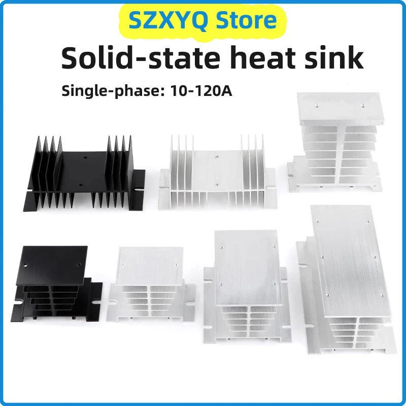 

10-120A raditor single-phase aluminum solid-state heat sink radiator cooling base SSR DA AA solid state relay special radiator