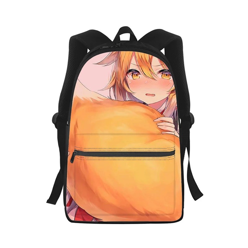 

Anime the helpful fox senko san Men Women Backpack 3D Print Fashion Student School Bag Laptop Backpack Kids Travel Shoulder Bag