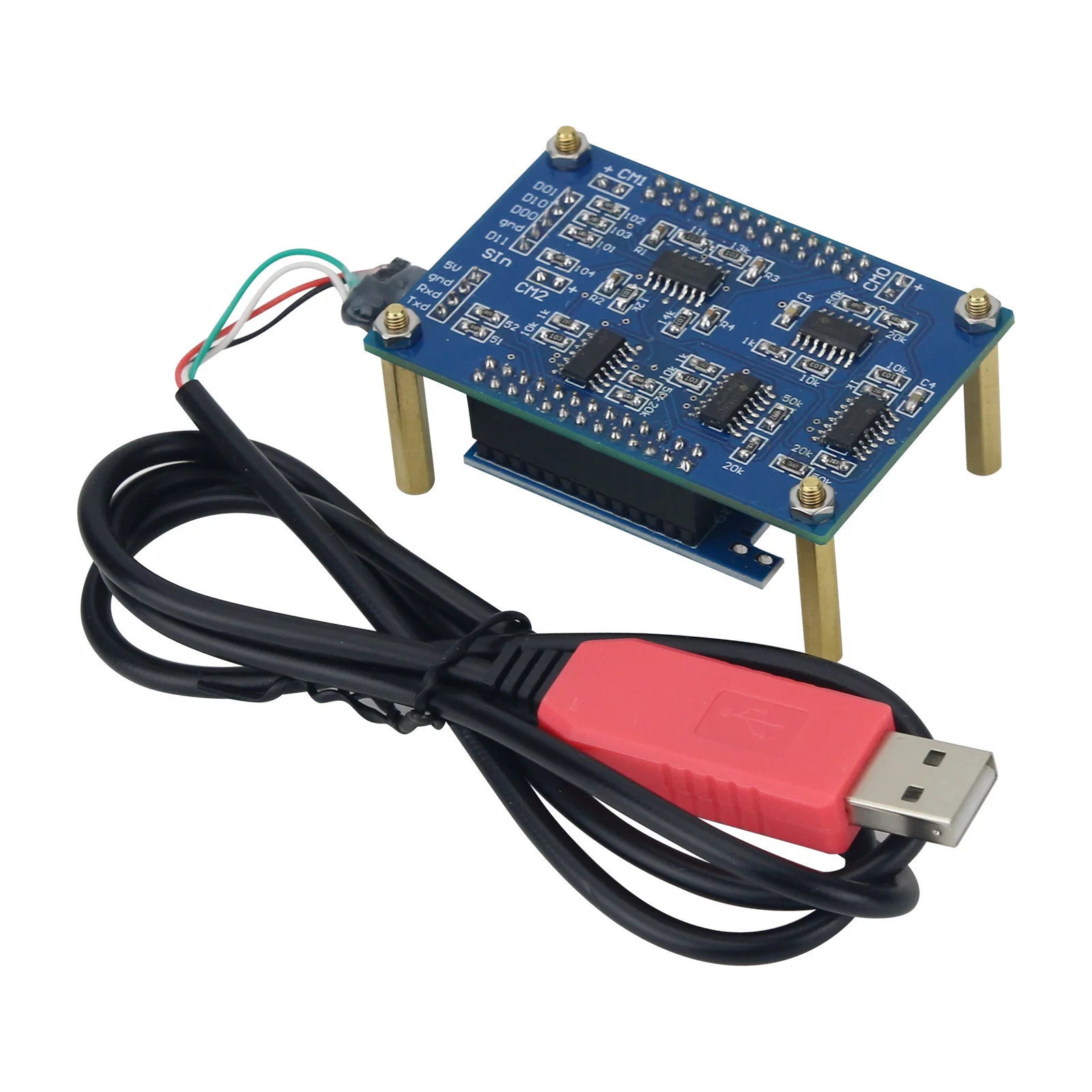 Four Quadrant Photodetector Spot Position Detector 2D Photodetector Module Comes with Source Code