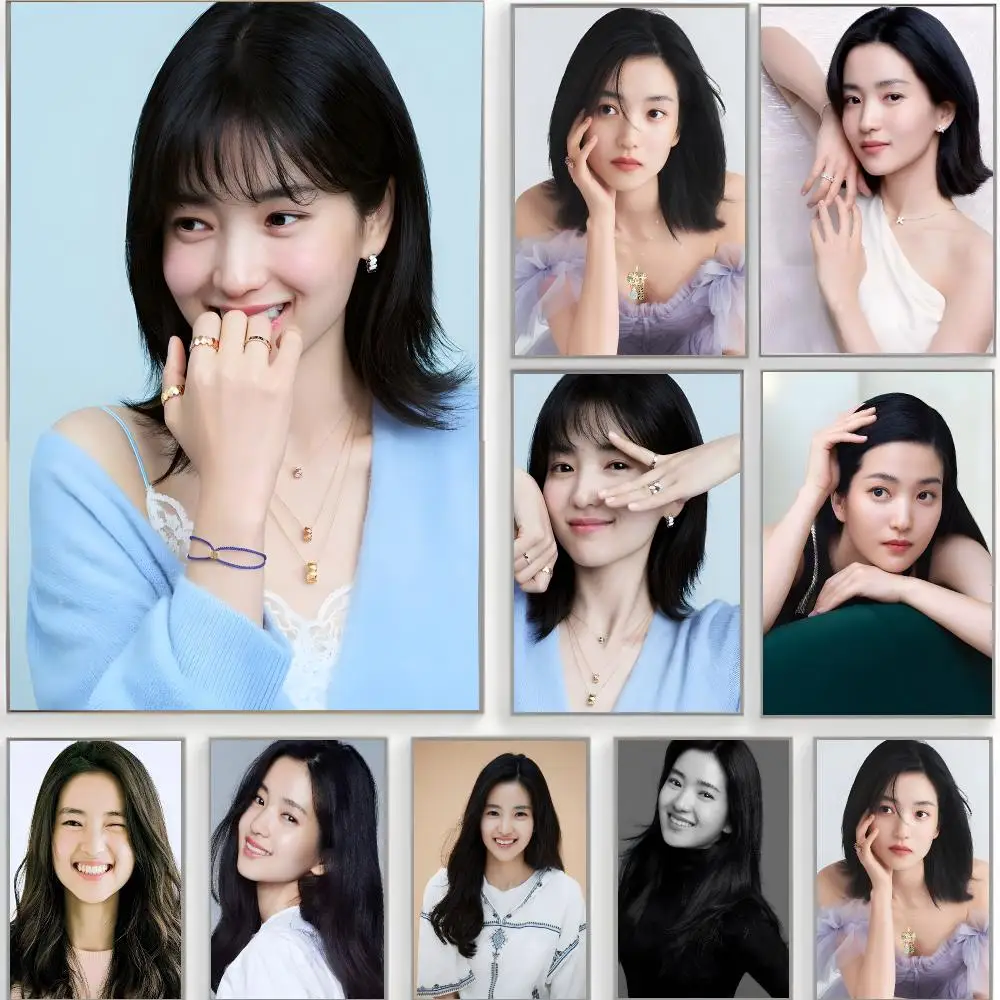 charming actress k-kim tae-ri Poster Classic Wall Art  Home Decor  Peel and Stick Unframed
