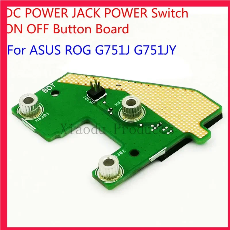 1PCs DC power Jack power switch on off button board for Asus ROG g751j G751JY