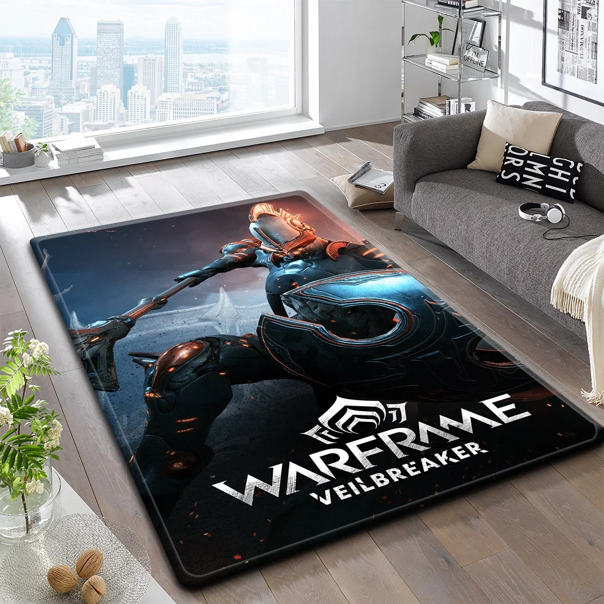 Shooting Game Warframe FPS Carpet Kitchen Mat Entrance Doormat Bedroom FloorDecoration Living Room Carpet Bathroom Anti-slip Rug