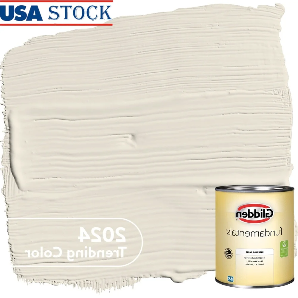 

Краска для интерьера Белая яичная скорлупа 1 литр Моющийся с низким запахом Быстросохнущий Хорошее покрытие Низкий VOC Идеальная отделка стен