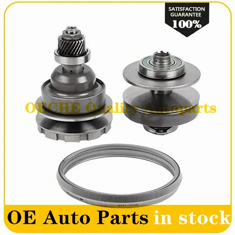 1Set CVT Pulley Assembly With Belt Chain Atuo Transmission Parts Fit for Nissan RE0F10D JF017E 901074 Refurbished