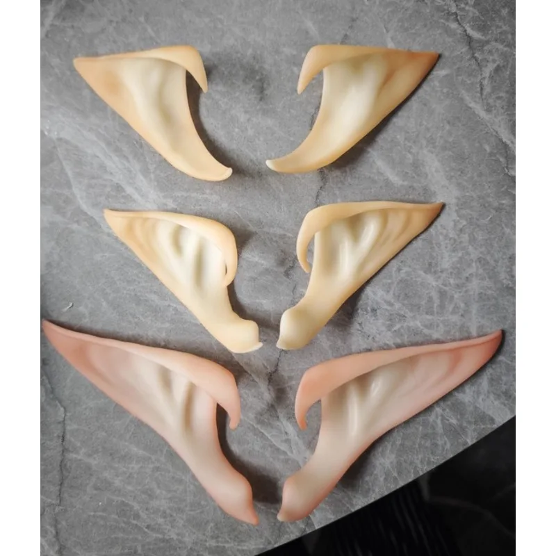 Orejas de Hada Moldeables Realistas, Orejas de Vampiro Élficas Mágicas, Maquillaje, Accesorios de Disfraces para Fiestas de Máscaras, Accesorios de Cosplay de Anime