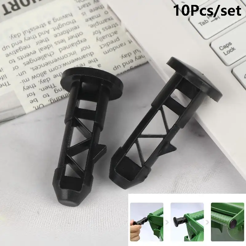 10Pcs Universal Trash Can Lid Hinge Pin Dustbin Cover Latches Plastic Plugs Outdoor Large Trash Can Accessories