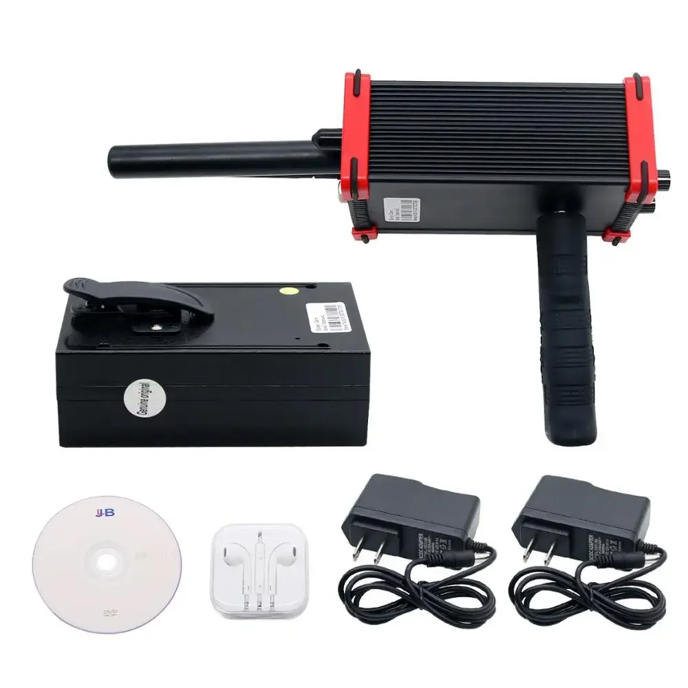 GR-100 Red Black Hawk Long Range King Detector Series for Gold Silver Gem Diamond