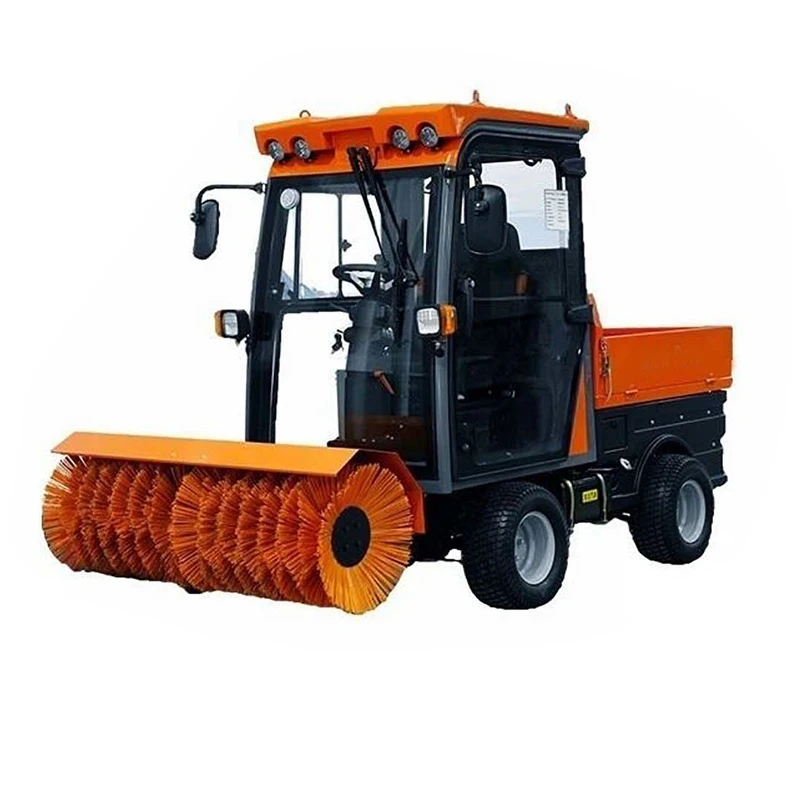 Ride-On Multi Functional Double-Cylinder 739cc Engine 1400-1500mm Snow Sweeping Width Electric Start Winter Road Sanitation Snow