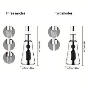 Süzgeçli kızılötesi sensörlü Musluk, Duşun Uzun Süreli Püskürtülmesi, Sürüş Önleme Haftası, 3 Mod, Su Tasarrufu, Ev, 1 Adet 12-En çok satan, su tasarrufu, musluk-no. 4