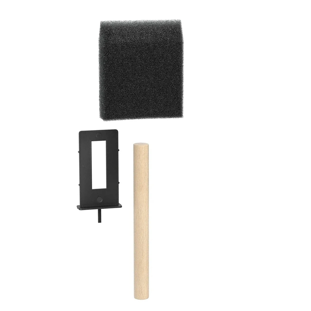 Hot Foam Paint Brushes, Includes 50 Sponge Brushes, 25 x 1 Inch Brushes and 25 x 2 Inch Brushes, Art Supplies for Painting