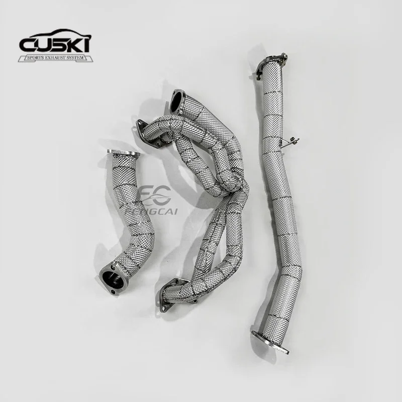 

Высококачественные автомобильные детали из нержавеющей стали, подходящие для Subaru BRZ Toyota GR86 2,0, водосточная труба коллектора 2022 года