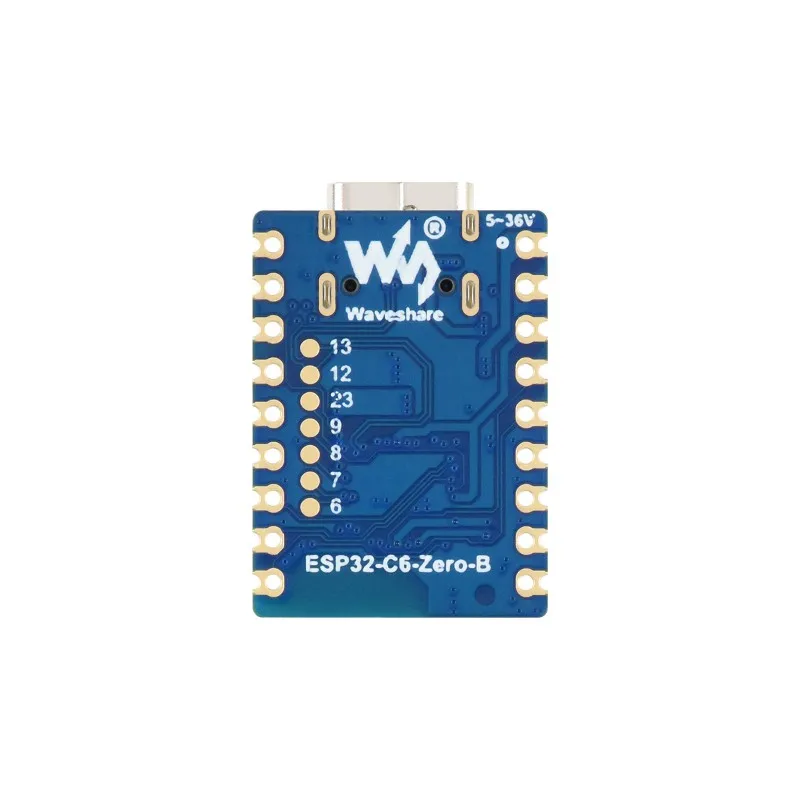 ESP32-C6 Mini Wi-Fi 6 Board Type B, BLE 5 Zigbee 3.0 Thread, 5-36V Wide Voltage IoT Dev Kit