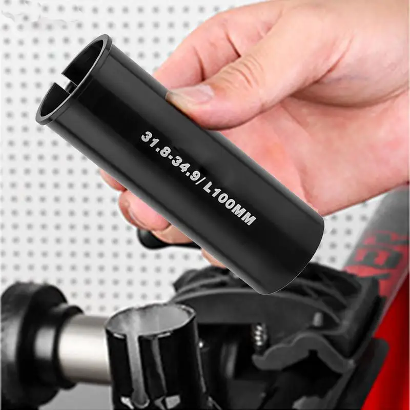 Cycling Seat Tube Adapter Conversion Sleeve Seatpost Expander Sleeve Suspension Seatpost Shim Aluminum Alloy Seat Tube Adapter image 4