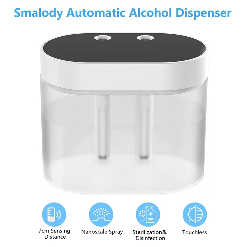 280Ml Rechargeable Portable Nano Mist Sprayer Automatic Liquid Dispenser Touchless Disinfectant Dispenser