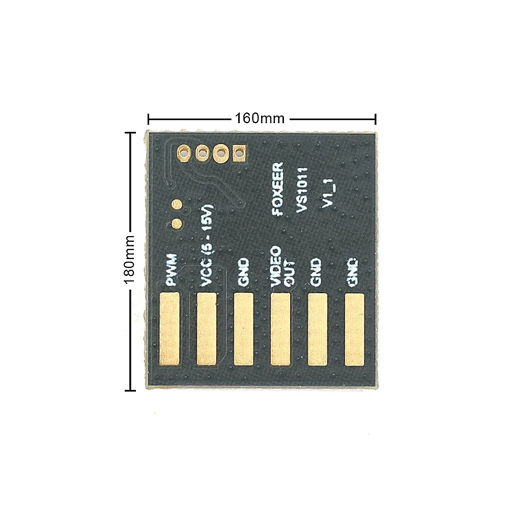 FOXEER 2CH Video Switcher น้ําหนักเบาขนาดเล็กสําหรับ RC FPV Drone