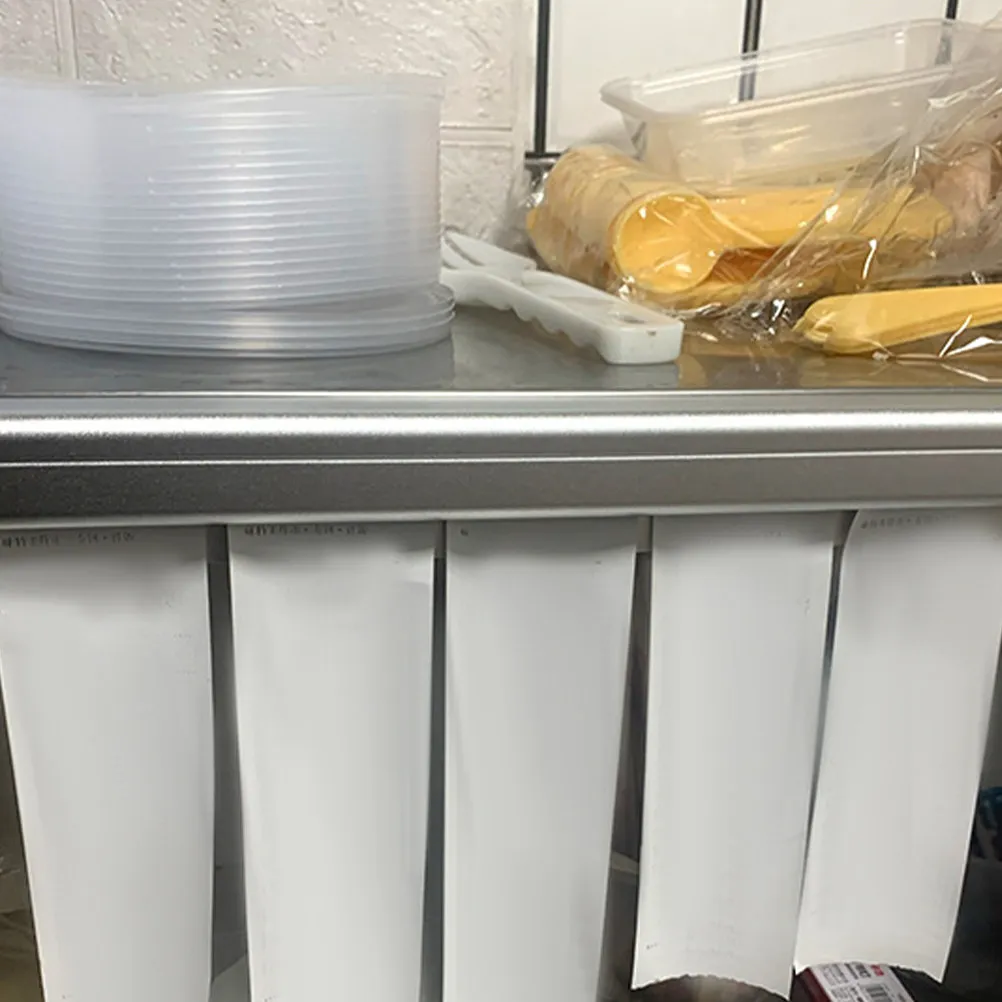 2Pcs Sturdy Aluminum Alloy Restaurant Ticket Holder Wall Mounted Order Rack for Kitchen Takeout Receipt Organizer Display Rail