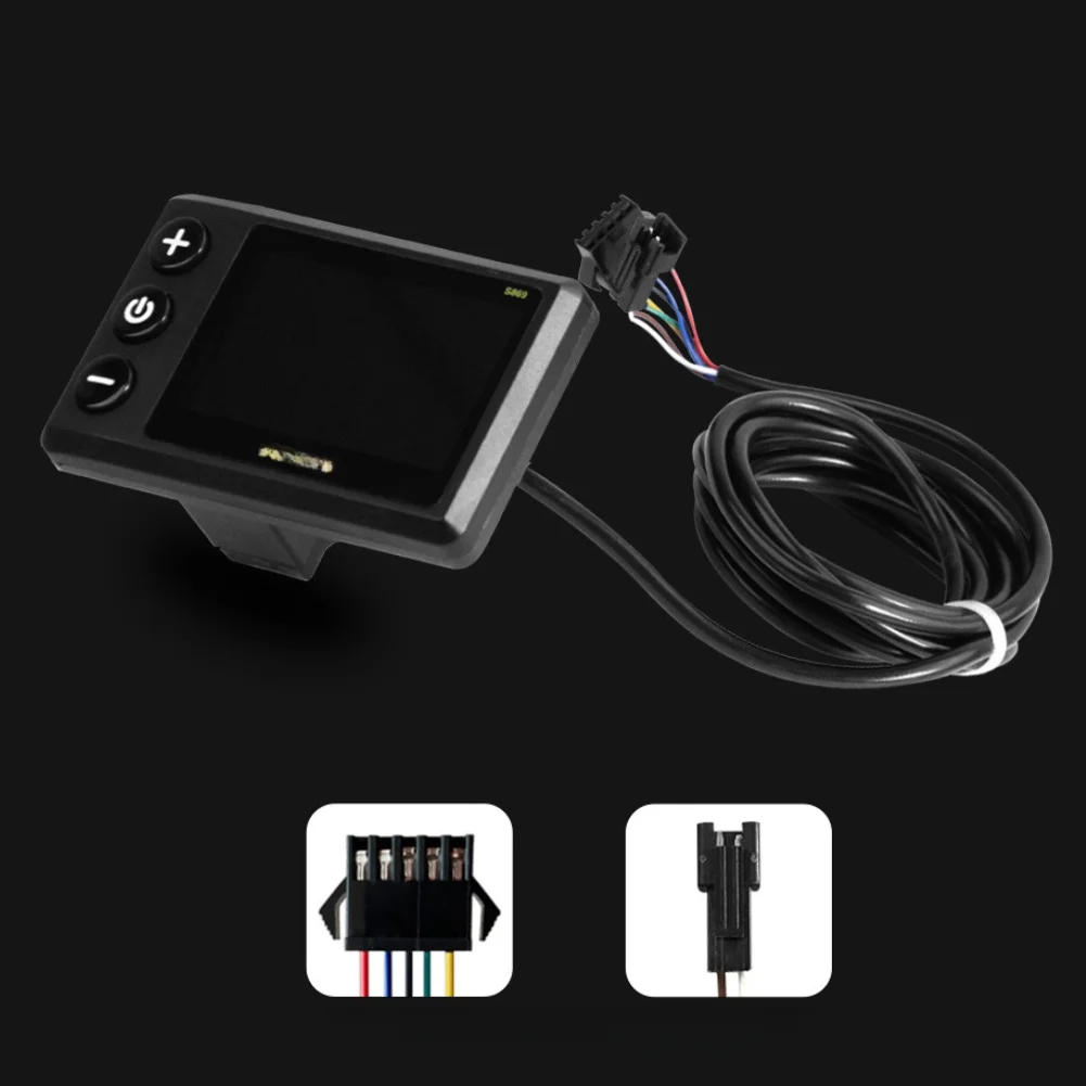 

36 В 48 В 52 В 35 А 1500 Вт бесщеточный контроллер двигателя с ЖК-дисплеем S869, комплект приборной панели с цветным экраном для электрического велосипеда, скутера, запасная часть