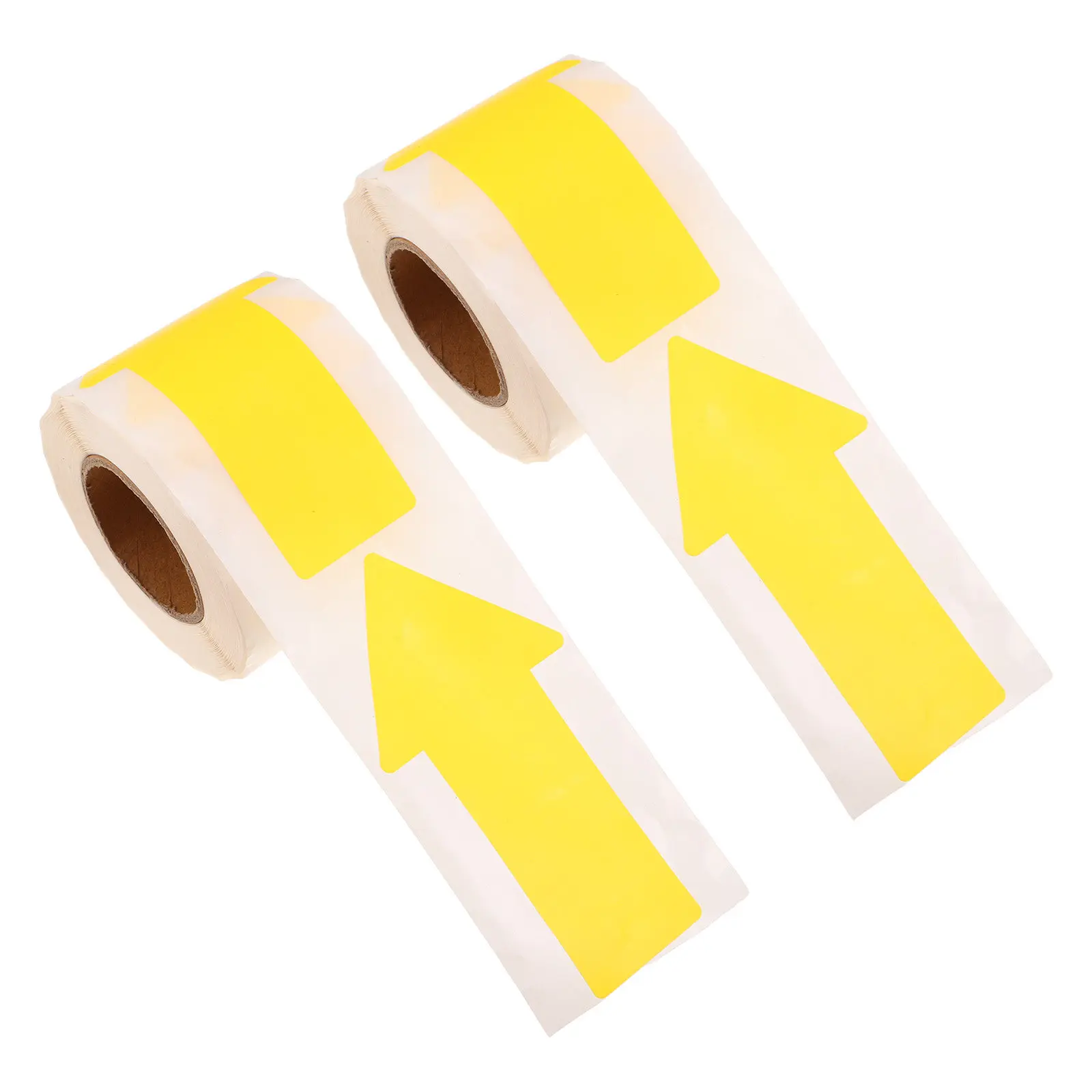 2 Rolls Industrial Pipe Labels Stickers with Arrows High Visibility Directional Arrow Markers for Water Pipeline Flow Plumbing