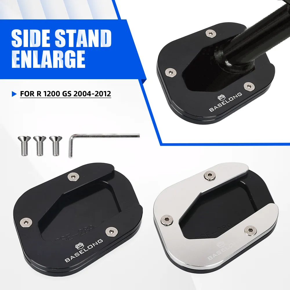 R 1200 GS 2004 2006 2007 2008 2009 2010 2011 2012 Motorcycle Kickstand Side Stand Enlarge Extension For BMW R 1200 GS R1200GS