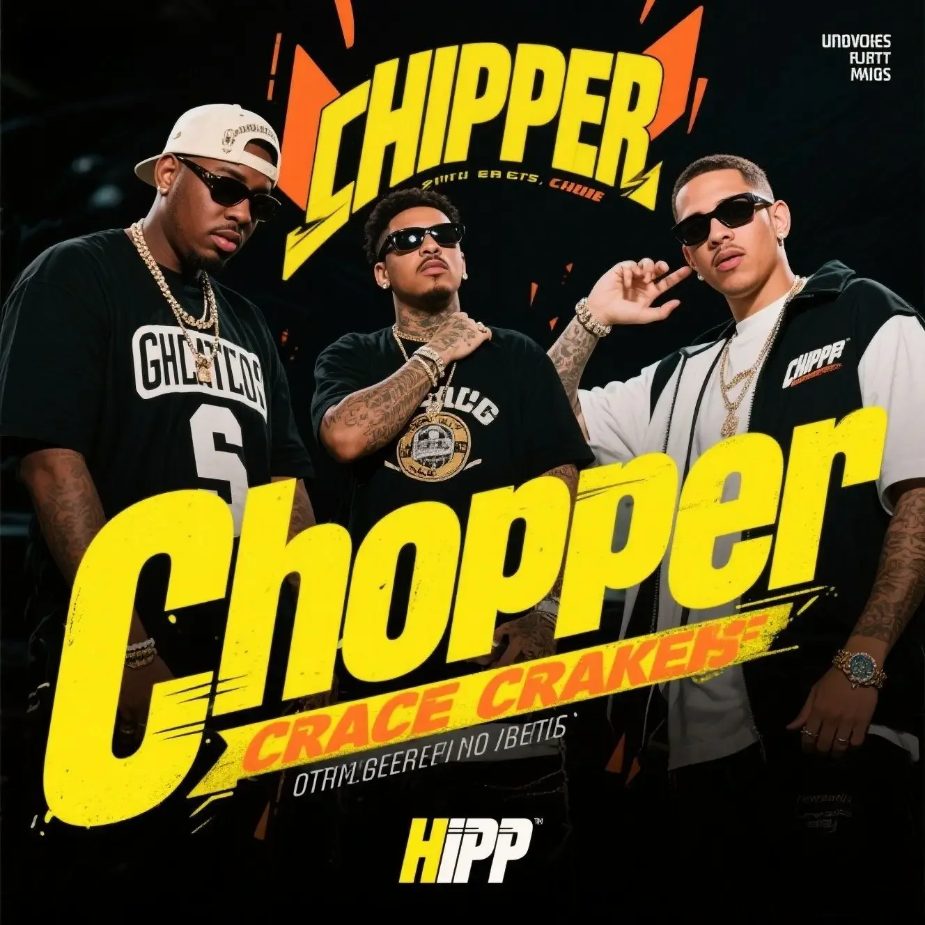 Chopper Fast Rap 4CD - هيب هوب عالي الطاقة وموسيقى الراب الإنجليزي غير الخسارة للسيارة والاستماع اليومي والإيقاعات الديناميكية