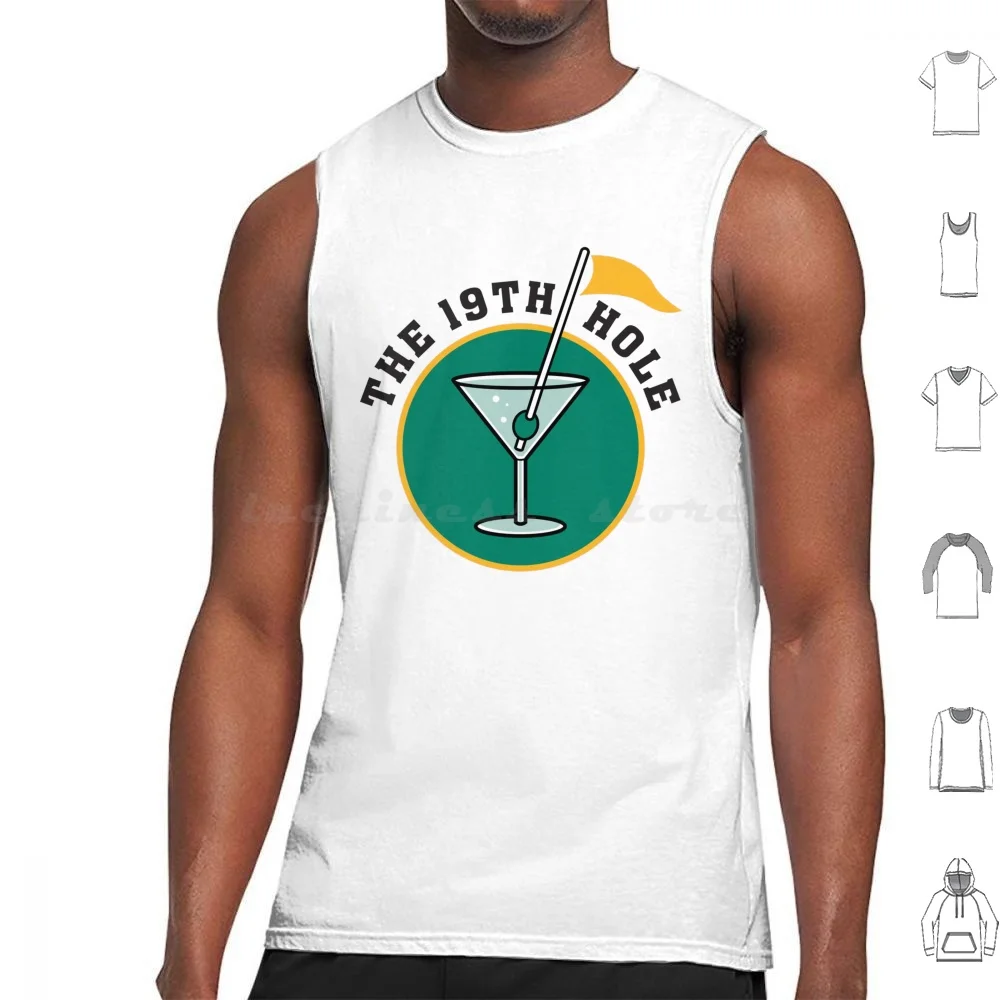 Golf 19th Hole Tank Tops Print Cotton Golf Golfing Golfer Golf Ball Golf Balls Funny Golf Funny Golfer Funny Golfing Play