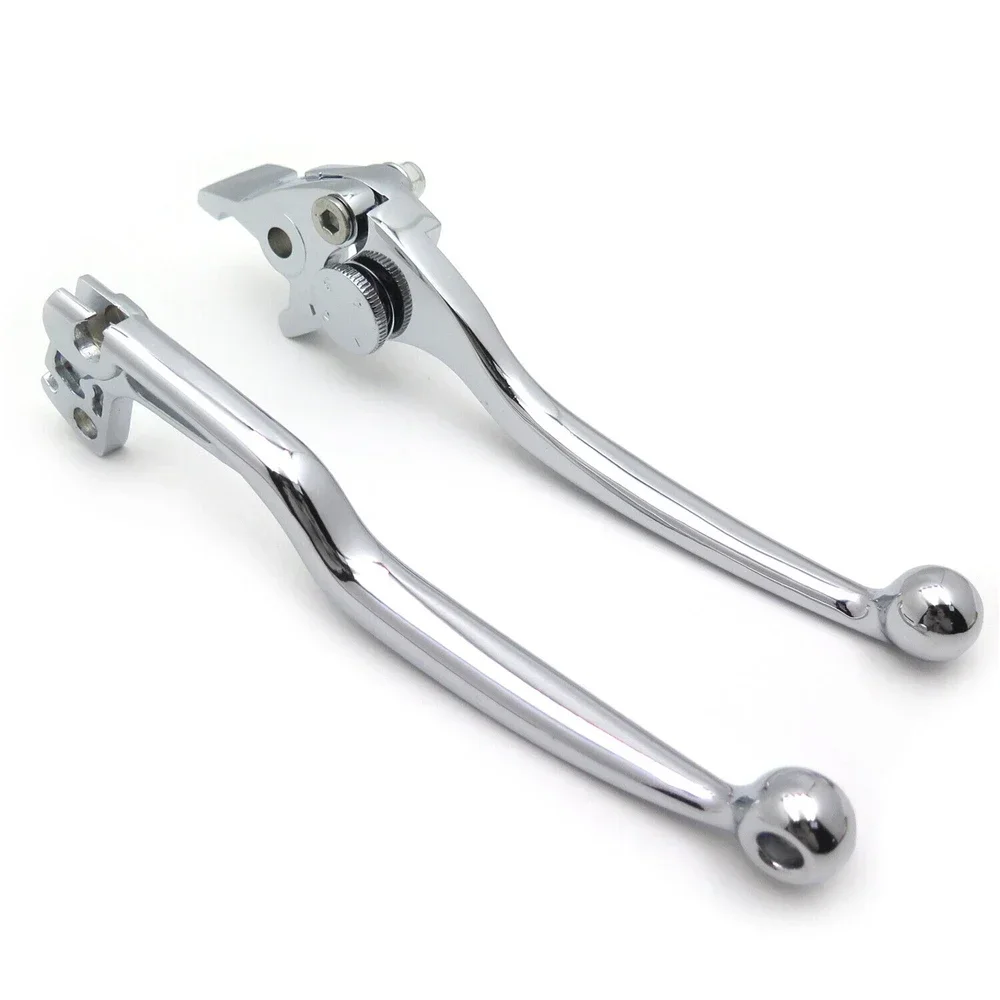 

New Chrome Brake Clutch Hand Levers for Suzuki Gsxr 600 750 Katana 750F Sv650S Motorcycle Accessories