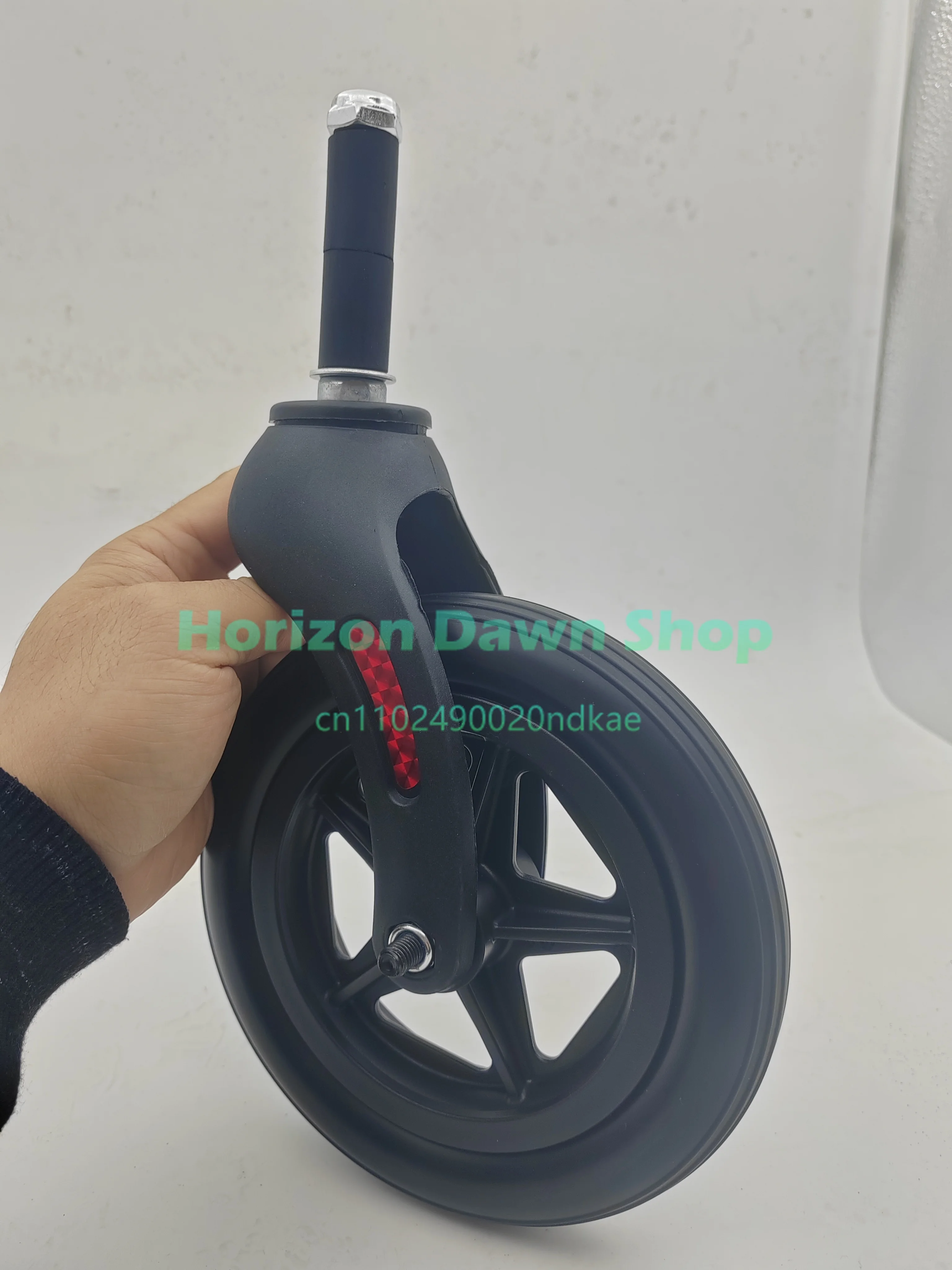 Electric Wheelchair Front Wheel Accessories 7-inch Wheel Composition Set Plastic and Aluminum Alloy Front Fork Universal Wheel
