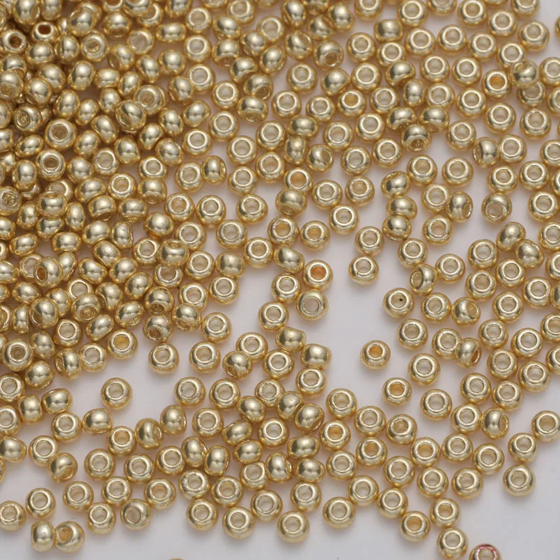 900 Pieces 11/0 Waterproof Metallic Color Glass Beads For BoHO Needle Work 10Grams/Bag 2.0MM Japanese Glass Seed Beads