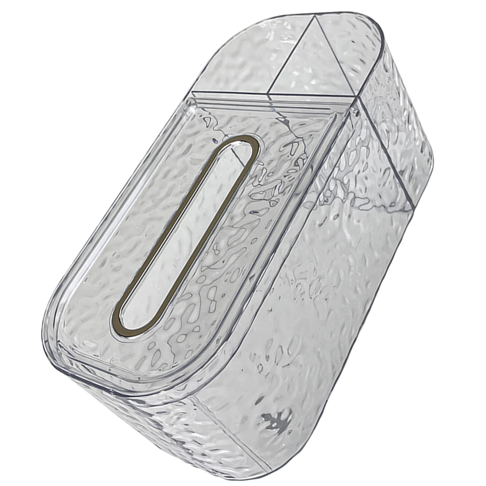 

Clear Tissue Box Cover Multi-Function Rectangular Tissue Dispenser Organizer for Home Office Bedroom Living Room