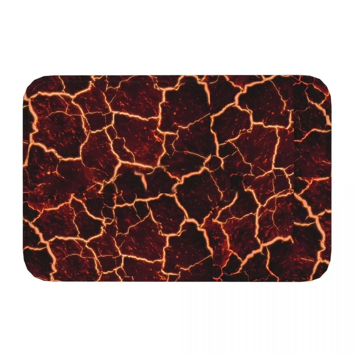 Lava Volcano Magma Bath Non-Slip Carpet Everything Living Room Mat Entrance Door Doormat Home Decor Rug