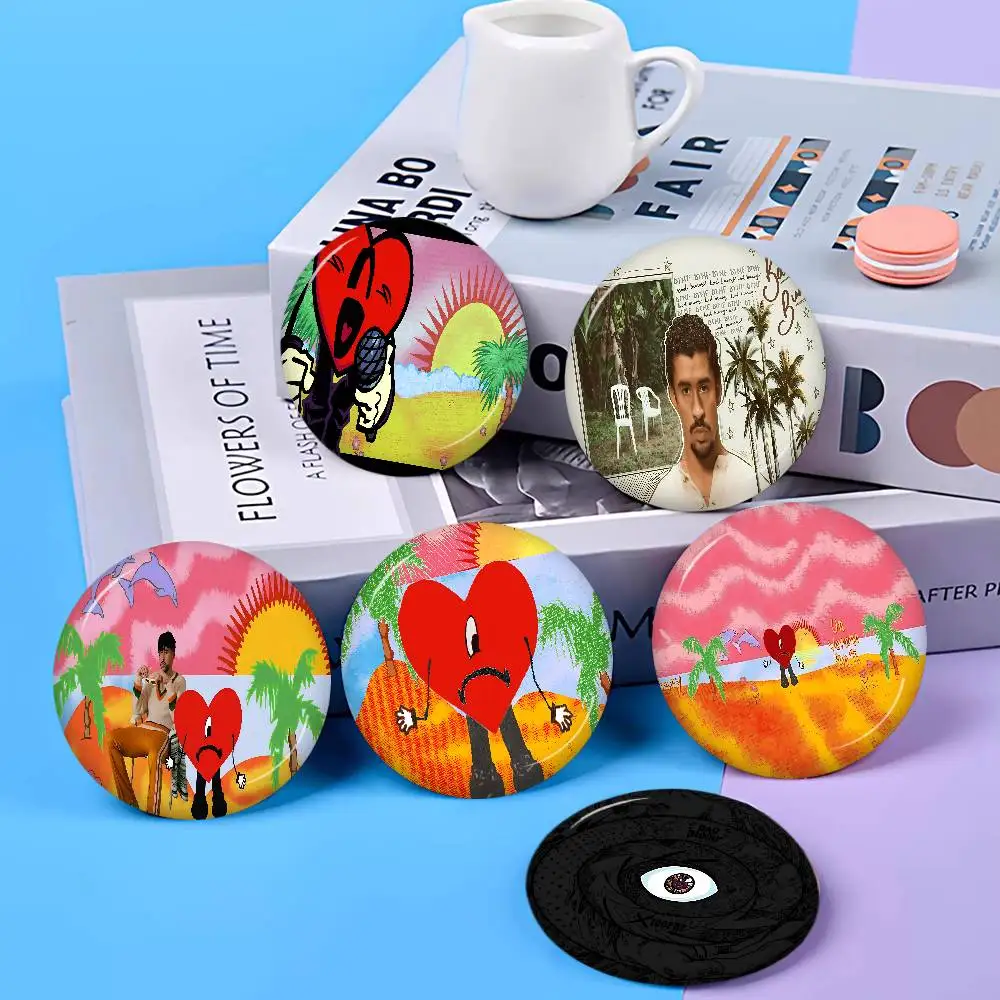 B-Bads B-Bunnys Art 32/44/58MM Customizable Button Pins Cute Funny Creative Badge Jewelry Decor Gifts for Friends