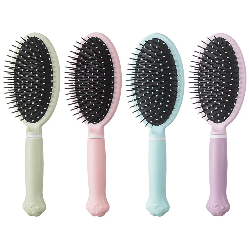 Air Cushion Massage Anti-screw Untangling Hairdressing Hair Brush Cute Cat Claw Activity Gym Styling Makeup Curly Hair Comb