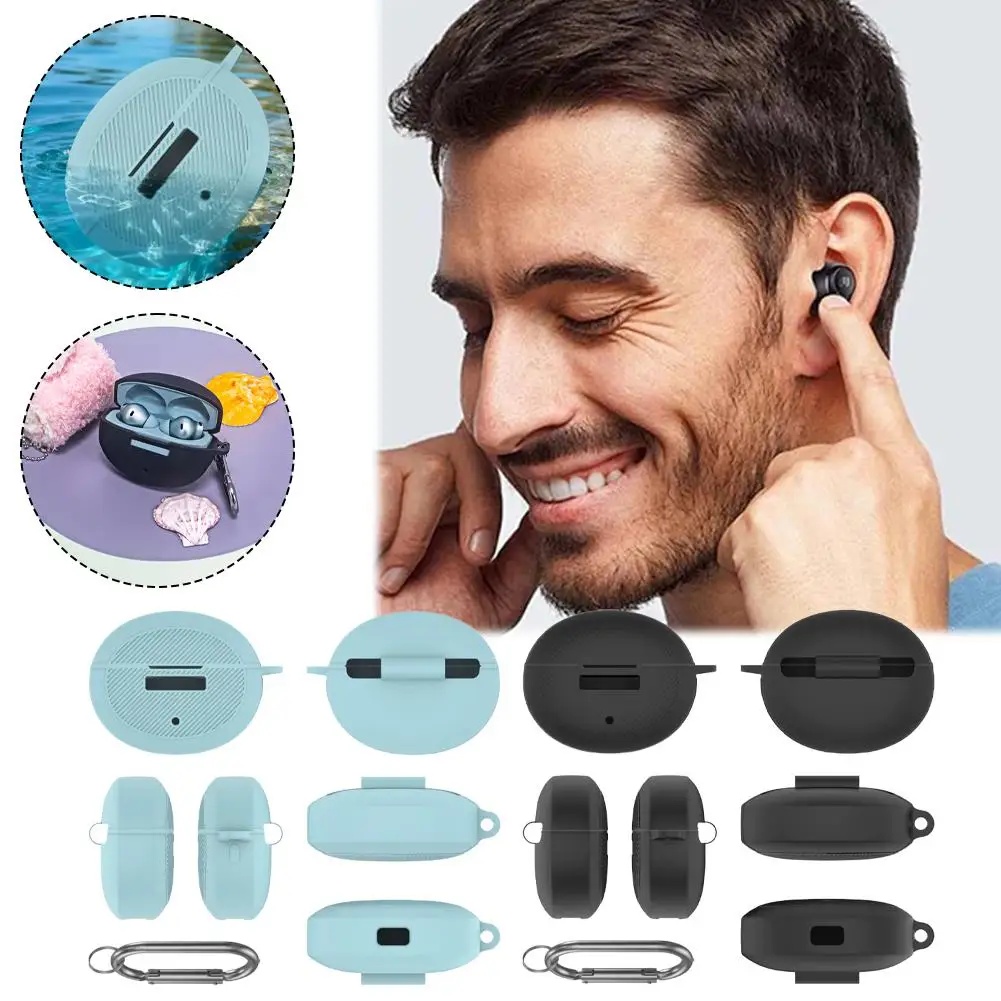 

For Oneplus Buds 4 Bluetooth Headphones Silicone Case Dust-Proof Scratch-Proof Headphones Fingerprint-Proof Washable Housing