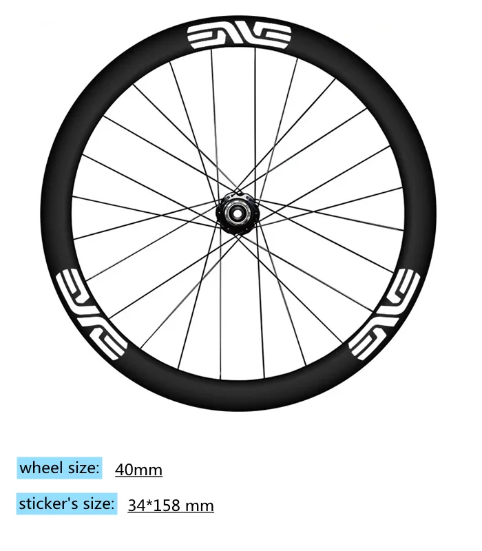 14 Stück/Set für Bogacha bei den Weltmeisterschaften ENVE SES Rennrad-Laufradaufkleber, Farbwechsel-Laufradsatz-Bemalung, 50 mm Höhe