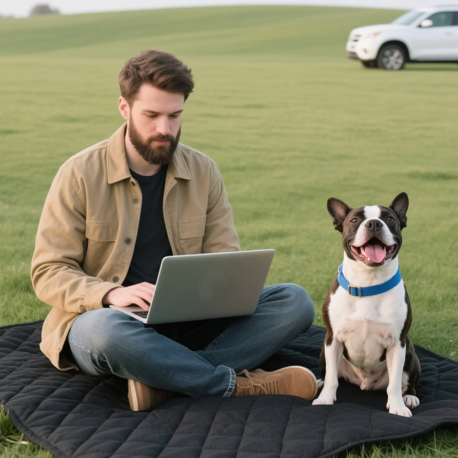 For SUV Trunk Waterproof Auto Pet Seat Nonslip Oxford Cloth Cat Dog Scratch-Proof Protector Mat Outing Dog Car Dog Seat Cover