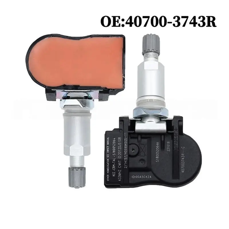 A20K-TPMS Tire Pressure Sensor 407003743R 40700-3743R 4Pcs 433Mhz For Renault Megane Scenic Zoe Fluence Laguna 407000435R - view 4