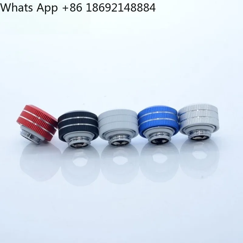 12MM color hard tube quick screw three sealing ring inner hexagon fixed